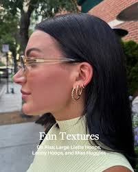 Summer ear stack inspo straight from the jewelry styling queen! ✨ Whether  you have two piercings or six, these are the perfect go-to combinations.  Save for later! 💌