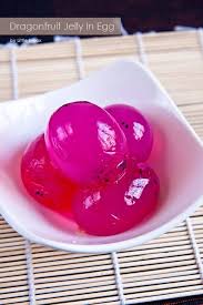 Little Inbox Recipe Eating Pleasure Dragon Fruit Jelly In Egg Molecular Gastronomy Molecular Gastronomy Recipes Molecular Food