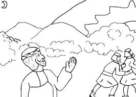 The Day The Sun Stood Still Joshua Coloring Page Coloring Pages Bible Lessons For Kids Joshua