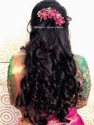 Gorgeous Bridal Hairstyle With Curls Hairstyle By Vejetha For Swank Indian Bridal Hairstyle Bridal Hai Hair Styles Long Hair Styles Indian Bridal Hairstyles