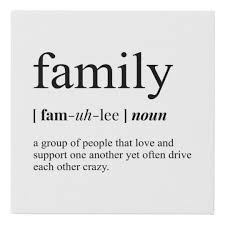  Family Definition Canvas Art Print Family Quote Family Wall Art Living Room Wall Decor In 2021 What Is Family Quotes Family Quotes Definition Quotes