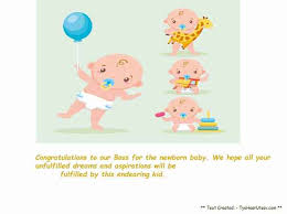 There is a reason for having a greeting card in any event. Boss Newborn Baby Wishes Funny Too