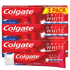 Why is a product that may not be safe for our hands still in a . Amazon Com Colgate Optic White Whitening Toothpaste Icy Fresh 5 Ounce 3 Pack Beauty Personal Care