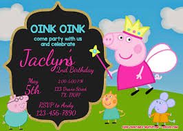 Free Printable Peppa Pig Invitation Template Drevio Peppa Pig Invitations Pig Invitation Peppa Pig Birthday Invitations