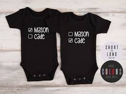Personalized Gift For Twins Gift For Twin Babies Twin Boys Etsy