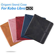 Bozhuorui Case For Kobo Libra H2o 7 Ereader Premium Pu Leather Multiangle Origami Stand Protective Cover With Auto Sleep Wake Tablets E Books Case Aliexpress