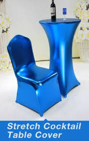 Banquet Bar Spandex Cocktail Table Covers Stretch Chair Covers For Wedding Elastic Lycra Chair Sash Chair Covers Cocktail Tables Stretch Chair Covers