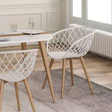 Bungalow Rose Brower Dining Chair Reviews Wayfair Metal Dining Chairs White Dining Chairs Boho Dining Chairs