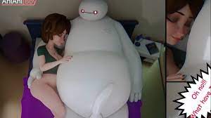 Aunt Cass ran into Baymax's malfunction (Part 3) - Rule 34 Porn