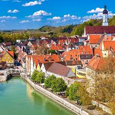 Foto Leinwanddruck Und Fine Art Druck Luftaufnahme Landsberg Am Lech Luftaufnahme Landsberg Am Lech Luftbild