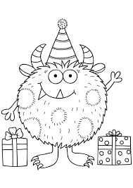 Free Easy To Print Monster Coloring Pages In 2021 Monster Coloring Pages Digi Stamps Monster Quilt