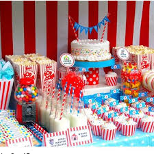 Treat Table Birthday Party Celebration Carnival Birthday Parties Circus Birthday Party Theme