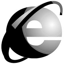 Internet explorer logo premium icon. Internet Explorer Logo Black And White Brands Logos