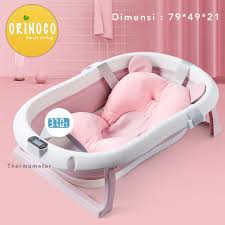 Gratis bak mandi, hotel, kamar, kolam renang, toilet, taman, kamar untuk keluarga, kamar mandi, perlengkapan pipa, mandi, teras, kamar tidur, rumah, bed and breakfast Bak Mandi Bayi Small Lipat Silikon Matras Anti Selip Dudukan Busa Baby Bathtub Thermometer Shopee Indonesia