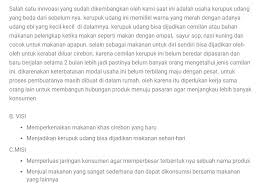 Proposal ini banyak digunakan pada berbagai macam kegiatan. Contoh Proposal Usaha Makanan Ringan Singkat Dan Meyakinkan Mojokbisnis Com