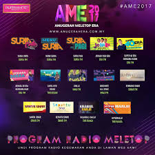 This is anugerah meletop era 2017 : Meletop On Twitter Top 20 Program Radio Meletop Anugerah Meletop Era 2017 Ame2017 Undi Sekarang Di Https T Co Bu3oevwk9p