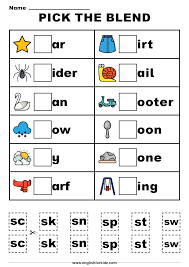 These activity sheets provide children with opportunities to practise creating common blends and digraphs. Beginning Consonant Blends And Digraphs Worksheets