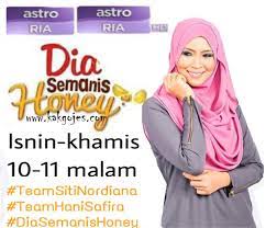 Jom tengok sinopsis novel ni. Drama Dia Semanis Honey