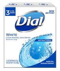 Trusted dial® bar soap with antibacterial deodorant protection technology that kills odor causing bacteria. Amazon Com Dial Antibacterial Deodorant Soap White 4 Ounce Pack Of 3 Bars Beauty
