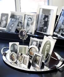 Large feature hallmark sterling silver photo frame with wood back. Photo Display Ideas Picture Frame Display Photo Displays Frame Display