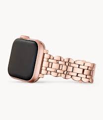 Get the best deals on rose gold stainless steel wristwatch bands. Kate Spade New York Rose Gold Tone Stainless Steel Scallop Bracelet Band For Apple Watch Kss0067 Watch Station