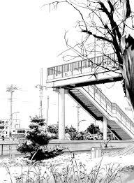 Aesthetic Manga Background Black And White Pin By Yura Matiyash On Illustration Manga Anime Anime Scenery Cityscape Drawing Anime Background