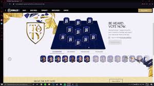 In fifa 21 ultimate teamn, the final toty selection will be determined by a combination of ea and community votes. Na4bcvvid0hvjm