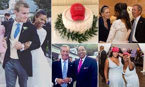 Pictured Inside The Trump Winery Wedding Of Conservative Activist Candace Owens Winery Weddings Candace Celebration Dance