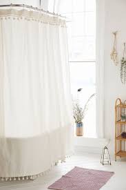 Magical Thinking Pompom Shower Curtain Urban Outfitters Curtains Curtains White Shower Curtain