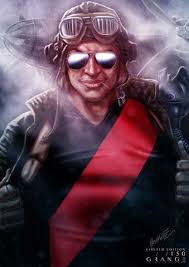The Lethal Essendon Bomber Print By Grange Wallis Essendon Football Club Afl Carlton Football