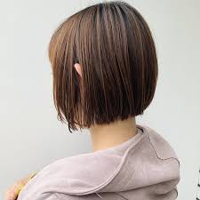 ざっくりでこなれ感 切りっぱなしボブの簡単セット方法まとめ hair ショートのヘアスタイル ボブ 女の子 髪の毛セット