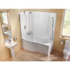 Cleargreen Baignoire Douche Asymetrique Ecoround R19 150x80 Cm Lucite Mhsbaaqur19 Baignoire Douche Baignoire Douche