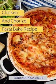 Cheesy Chicken And Chorizo Pasta Bake Recipe Chicken And Chorizo Pasta Chorizo Pasta Bake Chorizo Pasta
