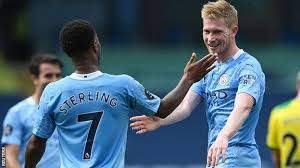Stream premier league game manchester city v. De Bruyne Stars As Man City Thrash Norwich Bbc Sport