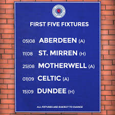 Rangers football club is a scottish professional football club based in the govan district of glasgow which plays in the scottish premiershi. Rangers Fc Spfl Fixtures Here S A Look At The First Facebook
