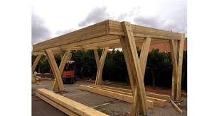 Wooden carport kits for sale 2021. Carport Solar Wooden Structure Innoventum