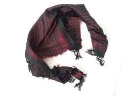 Men Kurdish Striped Jamana Kurdish Scarf For Men Turban Scarf Kurdistan Summet Scarf Male Winered Black Peshmerga Headdress Men Kufiya Clothes Scarf Men Turban