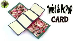 They should now be on the inside of the card. Twist Popup Card Diy Tutorial By Paper Folds Card Tutorial Greeting Cards Diy Diy Pop Up Cards