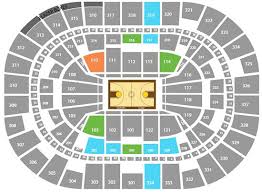 Map Of The Moda Center Moda Center Detailed Seating Chart