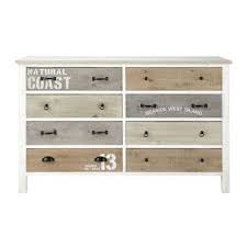 Commode En Bois Blanche L 140 Cm Commode Bois Commode Blanche Commode