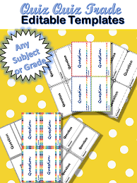Love Cooperative Learning Strategies Who Doesn T Included Are 6 Editable Templates To Create Cooperati Quiz Quiz Trade Learning Template Cooperative Learning