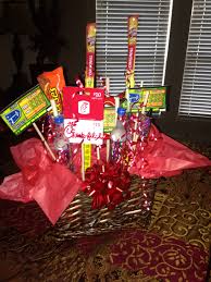 Birthday Surprise For Boyfriend At Home Home Made Goodie Basket For Boyfriends Birthday Goodie Basket Boyfriend Birthday Boyfriends Birthday Ideas