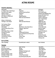 Your resume speaks volumes about you as an individual and how much you can contribute as an actor. Free Actor Resume Templates How To Create An Actor Resume