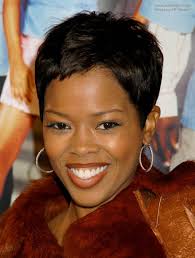 See pictures of malinda williams with different hairstyles, including long hairstyles, medium hairstyles, short hairstyles, updos, and more. Malinda Williams Wearing Her Hair In A Shag Cut And Super Short