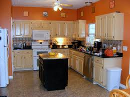 paint colors orange kitchen colors