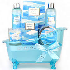 Relax with a spa treatment package or massage package from virgin experience gifts. Bath Gift Set For Women Body Earth Home Spa Kit Scented With Ocean Bath And Body Gift Basket Set Spa Gifts For Women 7 Pcs Bath Set Best Gift Ideal For Her Buy Online In Cayman