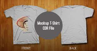 Download T Shirt Mockup Cdr File Gratis Download C2labs