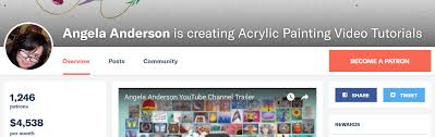 Angela anderson painting tutorials youtube. 7 Fine Artists Killin It On Patreon Online Marketing For Artists