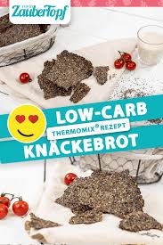 Low Carb Knackebrot Rezept Fur Den Thermomix Rezept Rezepte Thermomix Low Carb Knackebrot