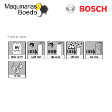 Todos los detectores stanley se caracterizan por su avanzada tecnología y son muy fáciles de usar: Detector Metal Tension Madera Gms 120 Bosch Maquinarias Boedo